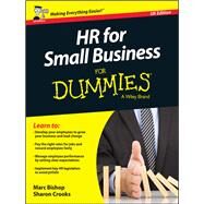 HR for Small Business For Dummies - UK by Bishop, Marc; Crooks, Sharon, 9781119111320