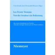 Leo Perutz' Romane by Kindt, Tom; Meister, Jan Christoph, 9783484321328