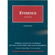 Federal Rules of Evidence Statutory, 2012-2013 by Fisher, George, 9781609301330