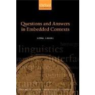 Questions and Answers in Embedded Contexts by Lahiri, Utpal, 9780198241331