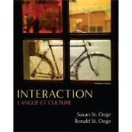 Interaction Langue et culture by St. Onge, Susan; St. Onge, Ronald, 9781428231337