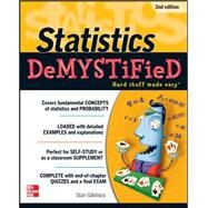 Statistics DeMYSTiFieD, 2nd Edition by Gibilisco, Stan, 9780071751339