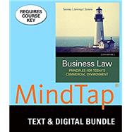 Bundle: Business Law: Principles for Todays Commercial Environment, Loose-Leaf Version, 5th + MindTap Business Law, 1 term (6 months) Printed Access Card by Twomey, David; Jennings, Marianne; Greene, Stephanie, 9781337061339