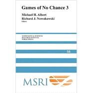 Games of No Chance 3 by Edited by Michael H. Albert , Richard J. Nowakowski, 9780521861342