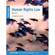 Human Rights Law Directions by Davis, Howard, 9780198871347