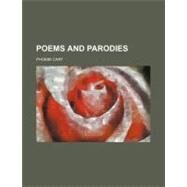 Poems and Parodies by Cary, Phoebe, 9780217741347