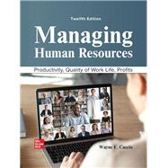 Managing Human Resources [Rental Edition] by CASCIO, 9781260681352