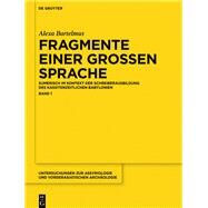 Fragmente Einer Grossen Sprache by Bartelmus, Alexa Sabine, 9781501511356
