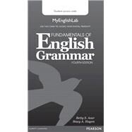 Fundamentals of English Grammar MyLab English (Access Code Card) by Azar, Betty S; Hagen, Stacy A., 9780133891362