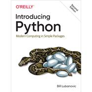Introducing Python by Lubanovic, Bill, 9781492051367