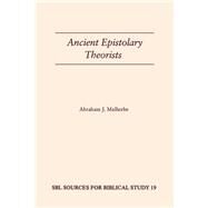 Ancient Epistolary Theorists by Malherbe, Abraham J., 9781555401368