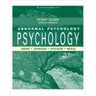 Abnormal Psychology, Study Guide, 11th Edition by Ann Kring (University of California at Berkeley); Sheri Johnson (University of California at Berkeley ); Gerald C. Davison (Univ. of Southern California, Los Angeles); John M. Neale (State Univ. of New York at Stonybrook), 9780470481370