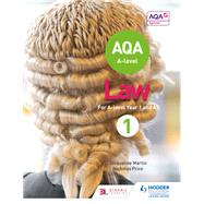 AQA A-level Law for Year 1/AS by Jacqueline Martin; Nicholas Price, 9781510401372