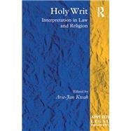 Holy Writ by Arie-Jan Kwak, 9781317121374