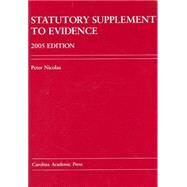 Evidence : Problems, Cases and Materials Document Supplement by Nicolas, Peter, 9781594601378