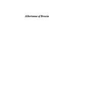 Albertanus of Brescia by Powell, James M., 9780812231380