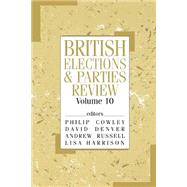 British Elections & Parties Review by Cowley,Philip;Cowley,Philip, 9780714681382