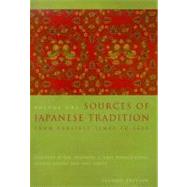 Sources of Japanese Tradition by De Bary, William Theodore, 9780231121385