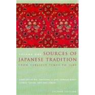 Sources of Japanese Tradition by Keene, Donald, 9780231121392