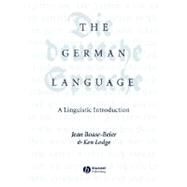 The German Language A Linguistic Introduction by Boase-Beier, Jean; Lodge, Ken R., 9780631231394
