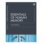 Essentials of Human Memory (Classic Edition) by Baddeley; Alan, 9781848721401