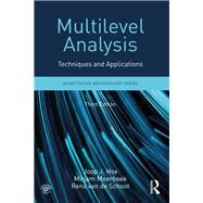 Multilevel Analysis: Techniques and Applications, Third Edition by Hox; Joop J., 9781138121409