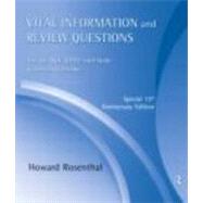 Vital Information and Review Questions for the NCE, CPCE, and State Counseling Exams: Special 15th Anniversary Edition by Rosenthal; Howard, 9780415801416