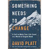 Something Needs to Change by Platt, David, 9780735291416
