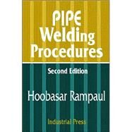 Pipe Welding Procedures by Rampaul, Hoobasarl, 9780831131418