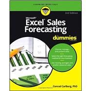 Excel Sales Forecasting for Dummies by Carlberg, Conrad, 9781119291428