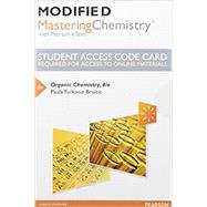 Modified Mastering Chemistry with Pearson eText -- Standalone Access Card -- for Organic Chemistry by Bruice, Paula Yurkanis, 9780134261430