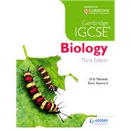 Cambridge IGCSE Biology 3rd Edition by D. G. Mackean; Dave Hayward, 9781471841439