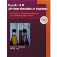 PhysioEx(TM) V4.0: Laboratory Simulations in Physiology (Stand alone) CD-ROM version by Zao, Peter; Stabler, Timothy, 9780805361445