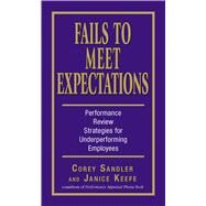 Fails to Meet Expectations by Sandler, Corey, 9781598691450