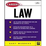 Careers in Law by Munneke, Gary, 9780071411455