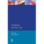 Language and the Law by Gibbons,John Peter, 9780582101456