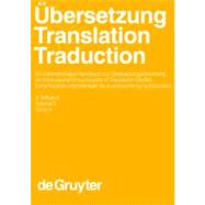Ubersetzung / Translation / Traduction by Kittel, Harald; Frank, Armin Paul; Greiner, Norbert; Hermans, Theo; Koller, Werner, 9783110171464