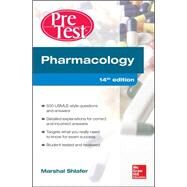 Pharmacology PreTest Self-Assessment and Review 14/E by Shlafer, Marshal, 9780071791465