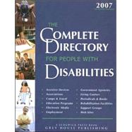The Complete Directory for People With Disabilities, 2007 by Mars-Proietti, Laura, 9781592371471