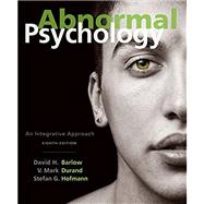 Abnormal Psychology: An Integrative Approach, Loose-leaf Version by Barlow/Durand/Hofmann, 9781337801478