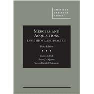 Mergers and Acquisitions(American Casebook Series) by Hill, Claire A.; Quinn, Brian JM; Davidoff Solomon, Steven, 9781636591483