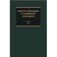 Recent Progress in Hormone Research by BARDIN, C. WAYNE, 9780125711487