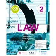 OCR A Level Law Book 2 by Jacqueline Martin; Richard Wortley; Nicholas Price, 9781510401501
