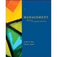 Management Skills and Application by Rue, Leslie; Byars, Lloyd, 9780073381503