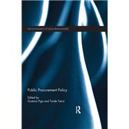 Public Procurement Policy by Piga; Gustavo, 9781138921504