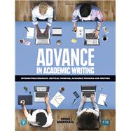 Advance in Academic Writing 2 - Student Book with eText & My eLab (12 months) by Marshall, Steve, 9782761341509