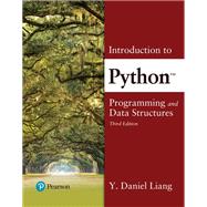 Introduction to Python Programming and Data Structures by Y. Daniel Liang, 9780137621521