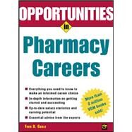 Opportunties in Pharmacy Careers by Gable, Fred, 9780071411523