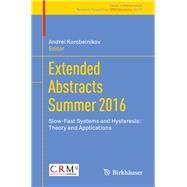Extended Abstracts Summer 2016 by Korobeinikov, Andrei, 9783030011529