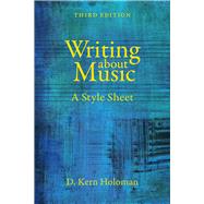 Writing About Music by Holoman, D. Kern, 9780520281530